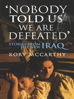cover image of Nobody Told Us We Are Defeated